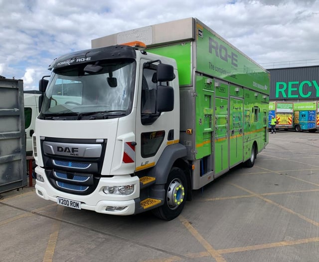 Electric recycling truck powered by solar panels to be trialed