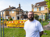 Family living next to gas blast home says theirs will be knocked down