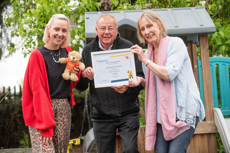 Andy Robbins, Bev Robbins and Councillor Paul May