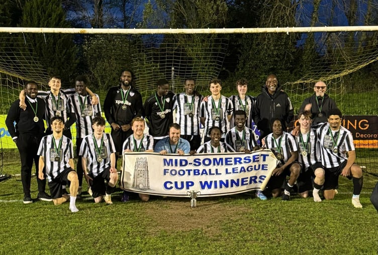 Odd Down (Bath) Development celebrate cup final victory