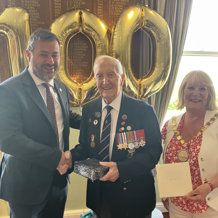 Councillor Kevin Guy, Stan Ford, Councillor Karen Walker