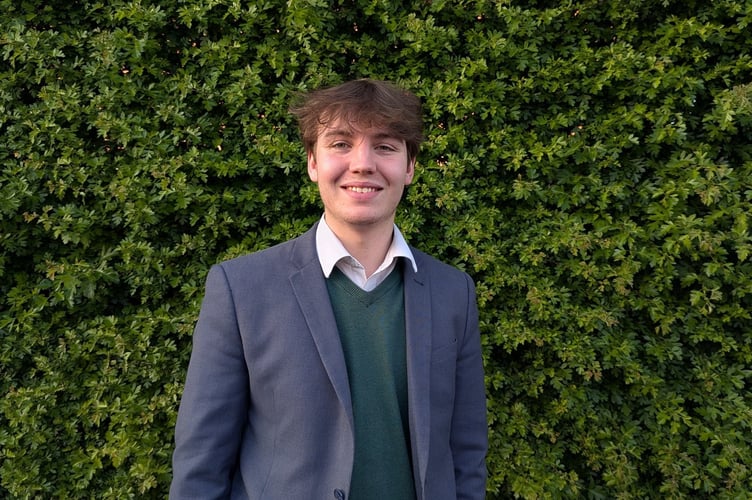 Thomas Daw, 21, Green councillor for Wrington on North Somerset Council