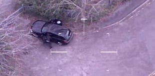 Footage shows drug-driver leading police on dramatic 120mph chase