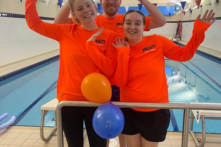 Mighty Splash Swim School teachers Jas Harry and Beckie