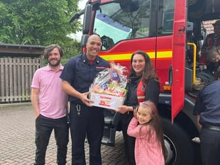 Care centre invites firefighters to celebrate their service