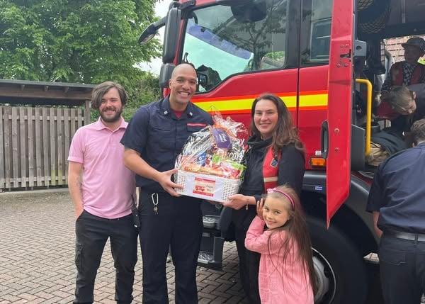 Care centre invites firefighters to celebrate their service