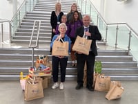 Hayesfield School's generosity helps hospital patients in Bath