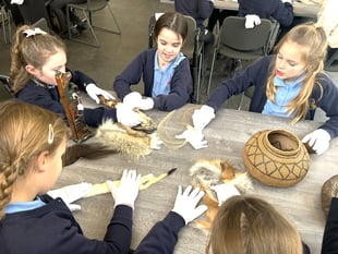 Year 4 explore American Museum in Bath