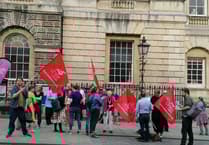 Radstock councillors announce support for union workers demonstrating outside of B&NES Council