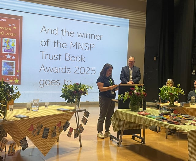 Local author wins inaugural School Library Book Award