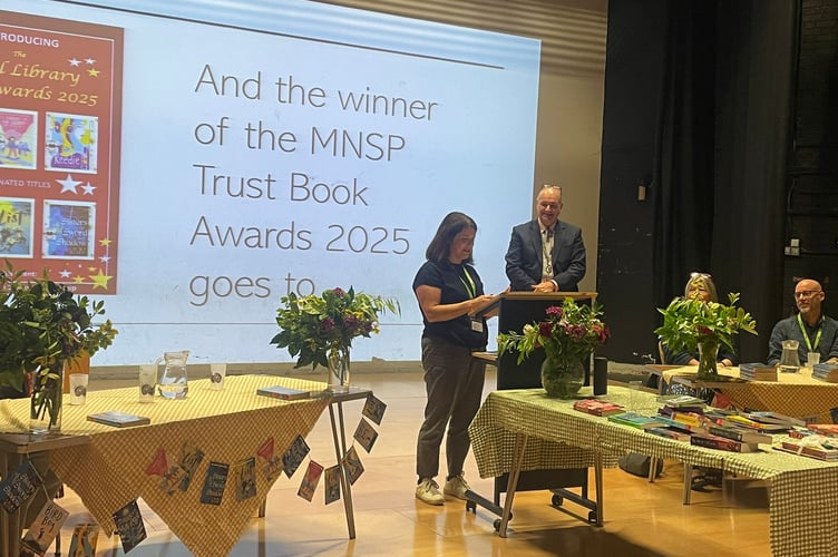 Catherine Bruton's 'Bird Boy' wins at the Midsomer Norton Schools Partnership Book Awards, chosen by student panels for its moving story.