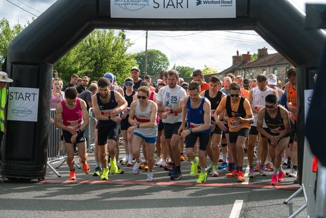 . . . and they're off