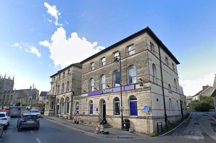 Midsomer Norton's Natwest Bank on High Street.