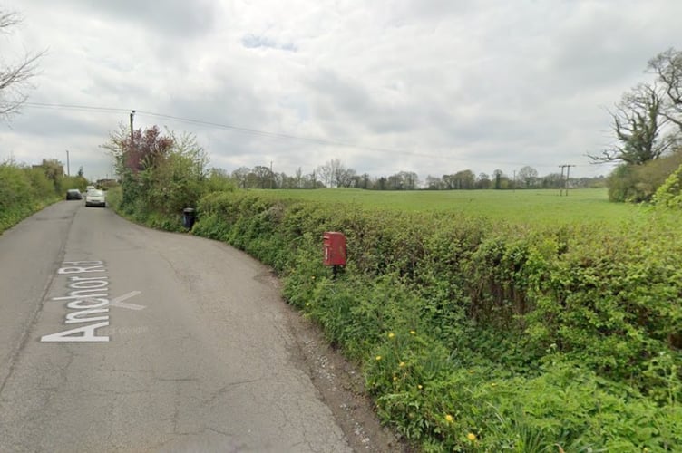 Proposed site of 75 homes on Anchor Road in Coleford