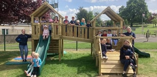Preschool celebrates new community funded play equipment