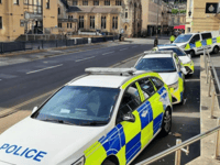 Man arrested in connection to criminal damage to four police vehicles