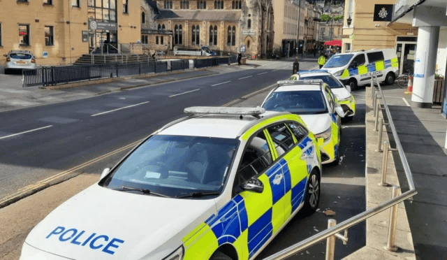 Man arrested in connection to criminal damage to four police vehicles