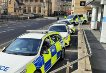 Man arrested in connection with criminal damage to four police vehicles