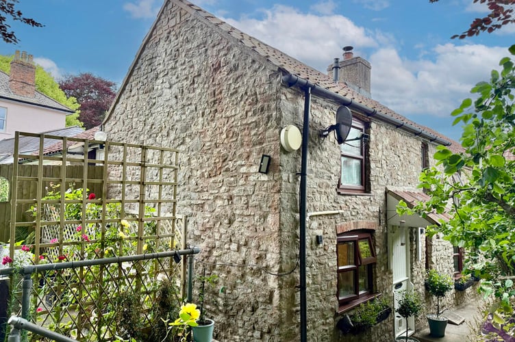 The stone cottage dating back to the 1840's