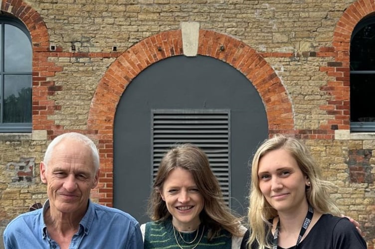 Steve Macarthur, Fiona Barrows and Olivia Dimery