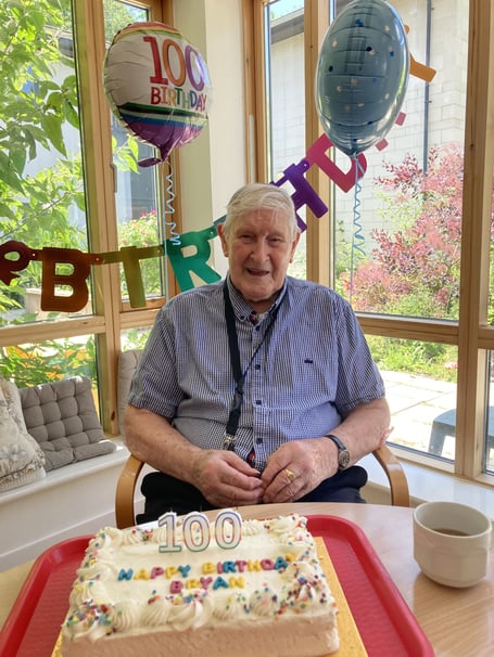 Bryan Brimble turned 100 years old on June 30.