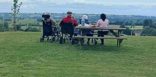 Care home residents enjoy scenic trip to Cheddar Valley