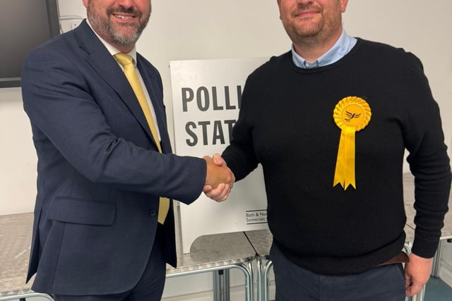 Liberal Democrats celebrate victory in Mendip by-election