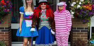 Care home celebrates with Mad Hatter tea party