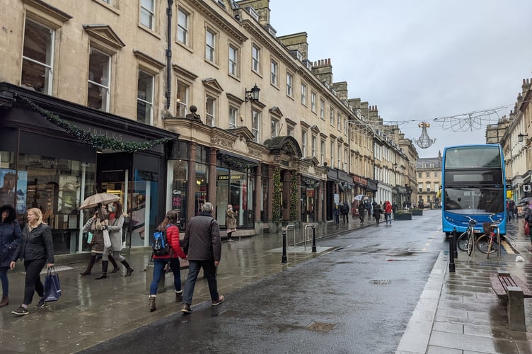 Milsom Street in Bath