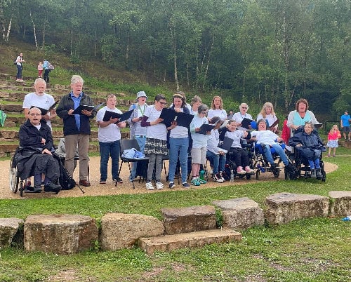 SWALLOW's choir had initially intended to perform at the Midsomer Norton Fayre on Sunday July 12.