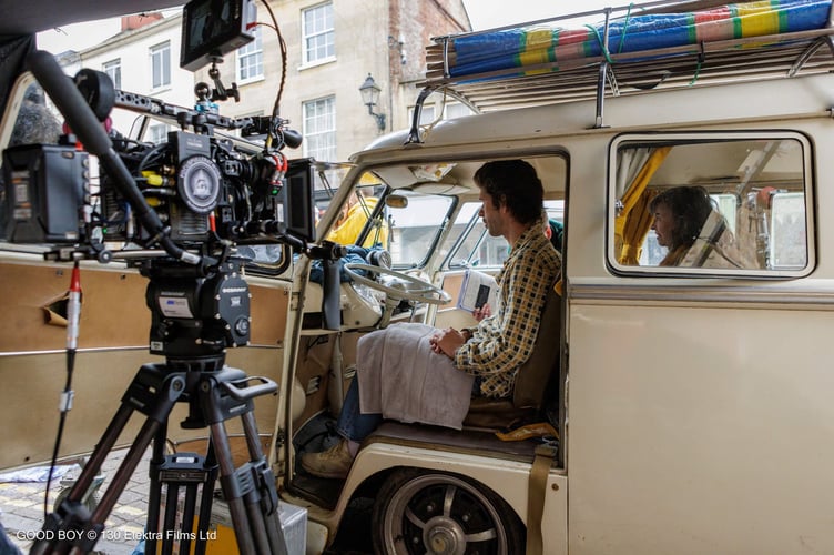  'Good Boy (2023) starring Ben Whishaw and Marion Bailey, filmed in Somerset.