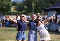 Sun shines down on guests attending 2025 Party in the Paddock in Chew Magna