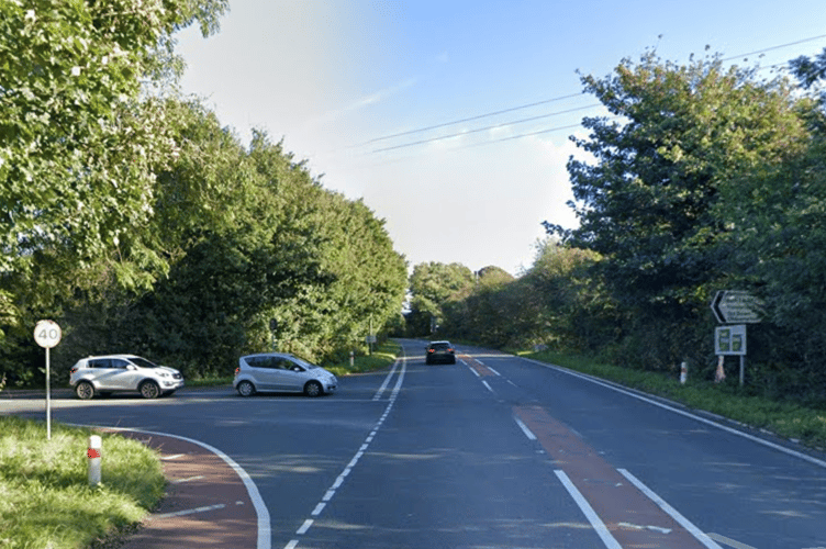 Police were called to the A37 Marchants Hill in Gurney Slade just before 3pm on July 14.