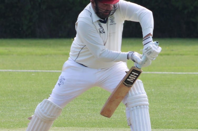 Kevin Curtis was part of the first 11 that beat Wellington Cricket Club, scoring 23 runs from 34 balls
