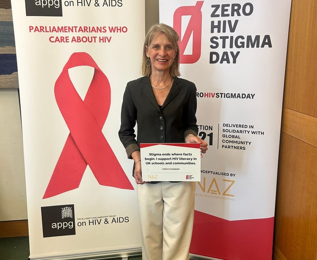 MP backs 'Zero HIV Stigma Day'