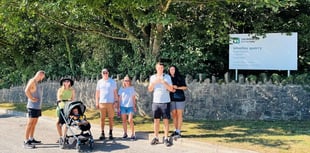 Residents brave heat for challenge