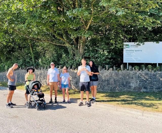 Residents brave heat for challenge