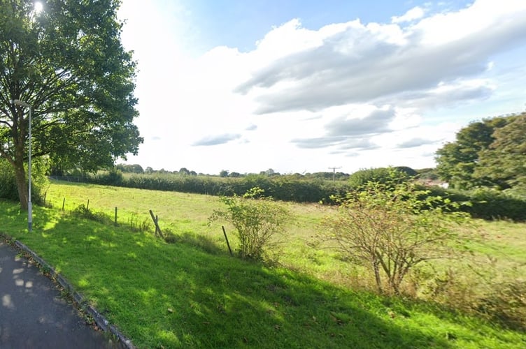 Proposed site of 18 homes on Westway Lane in Shepton Malle