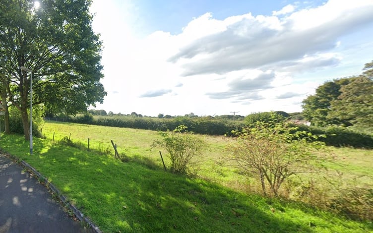 Proposed site of 18 homes on Westway Lane in Shepton Malle
