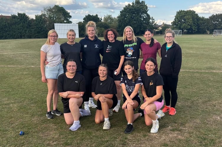 Temple Cloud CC's first-ever women's training session