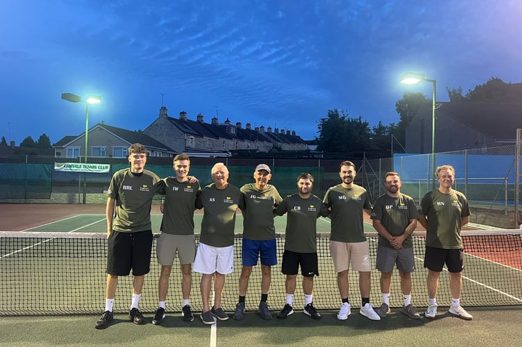 League players pictured after last match of season