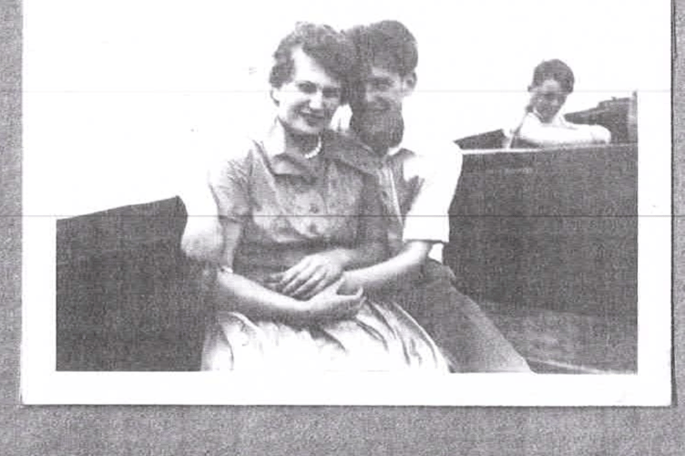 Des and John Davis, who met at the Pavilion Dance 70 years ago.