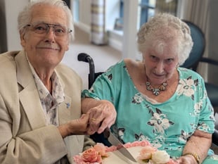 Des and John's 68th anniversary celebration