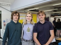 Students at Churchill Academy celebrate successful A Level results day