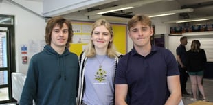 Students at Churchill Academy celebrate successful A Level results day