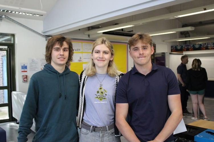 Many students secured places at university after achieving strong results, such as Adam Barringer who got four A*s and Ellie Gooch, who achieved two A*s and an A.