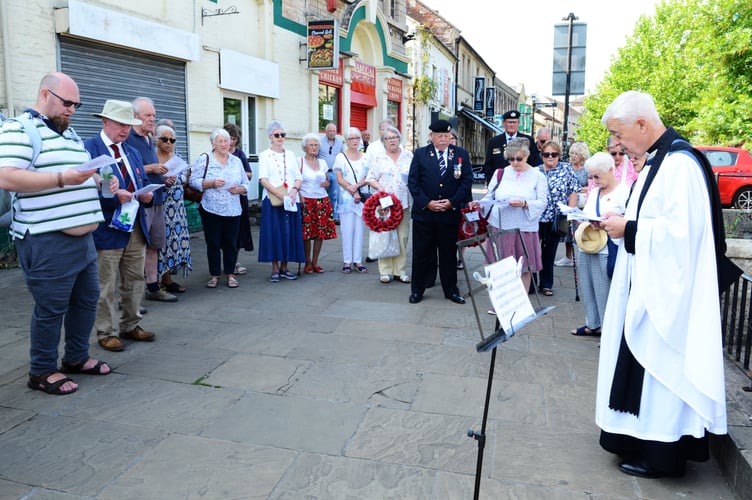 The service in Midsomer Norton was led by the Rev Guy Scott 