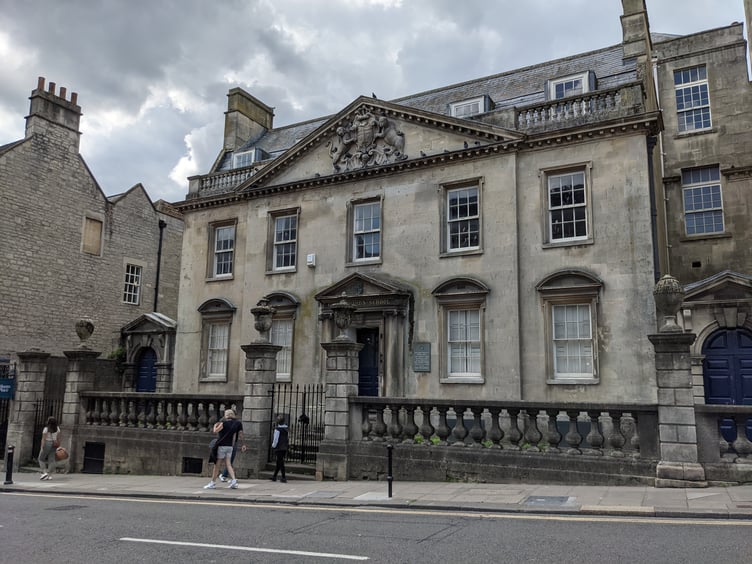 The old King Edward\'s School building in Broad Street, Bath