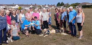 Line dancing group doubles amount of money raised for charity