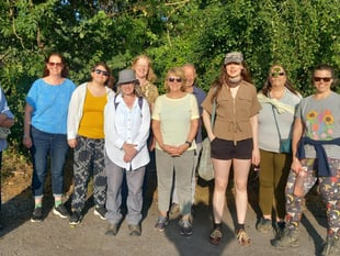 Hundreds take part in weekend festival of walking